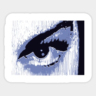 the bleu eyes Sticker